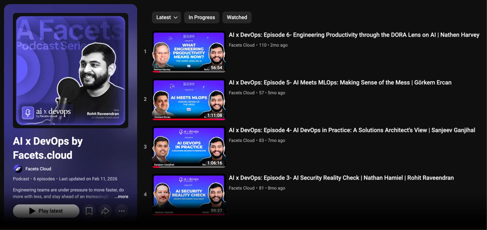 ai x devops by facets.cloud podcast page